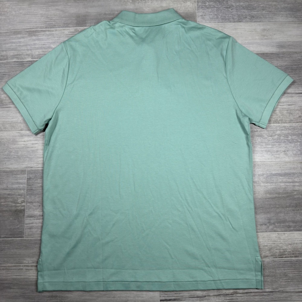 $118 Polo Ralph Lauren Men's Polo Shirt Large Slim Fit Short Sleeve Casual Green - Picture 9 of 9